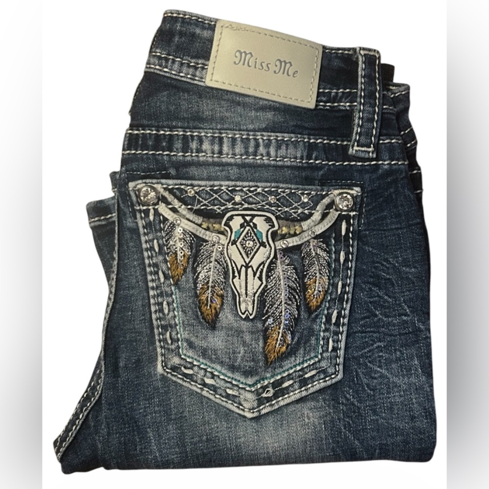 Miss Me Jeans Size 25/32 Skinny Worn Once